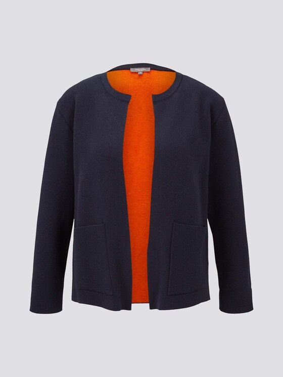 Knitted blazer - Women - Sky Captain Blue Knitted blazer - Women - Sky Captain Blue - 7 - Mine to five