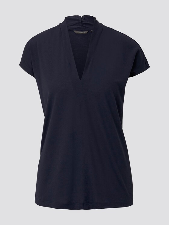 Feminines T-Shirt aus Lyocell - Frauen - Sky Captain Blue Feminines T-Shirt aus Lyocell - Frauen - Sky Captain Blue - 7 - Mine to five