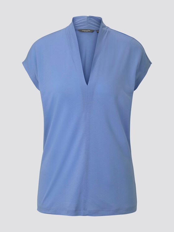 Feminines T-Shirt aus Lyocell - Frauen - dreamy blue Feminines T-Shirt aus Lyocell - Frauen - dreamy blue - 7 - Mine to five