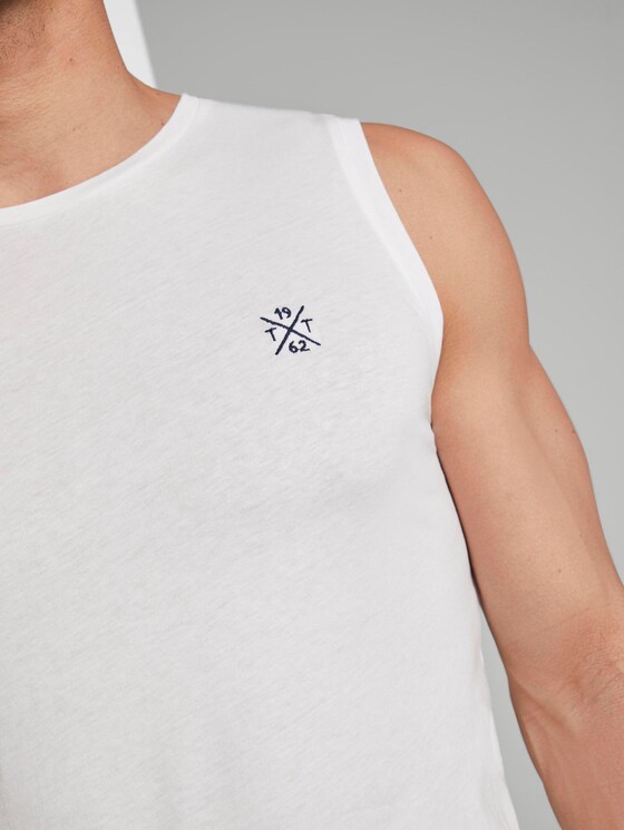 Top mit Schrift-Print - Männer - Off White Top mit Schrift-Print - Männer - Off White - 9 - TOM TAILOR