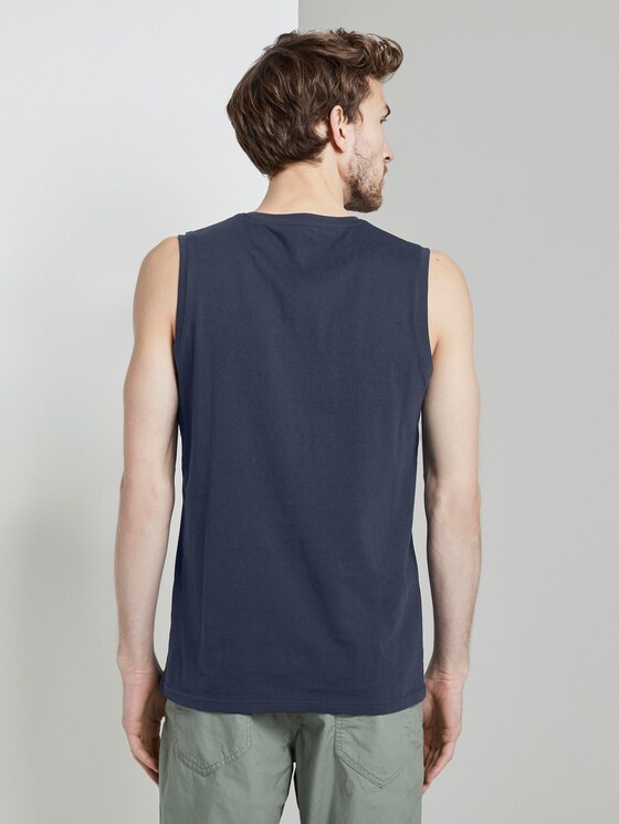 Top mit Schrift-Print - Männer - Black Iris Blue Top mit Schrift-Print - Männer - Black Iris Blue - 2 - TOM TAILOR