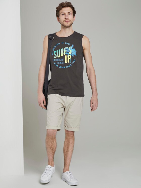 Top mit Schrift-Print - Männer - Tarmac Grey Top mit Schrift-Print - Männer - Tarmac Grey - 3 - TOM TAILOR