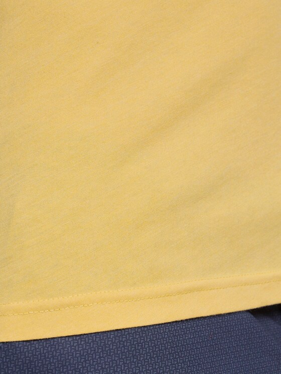 Top mit Schrift-Print - Männer - Primrose Yellow Melange Top mit Schrift-Print - Männer - Primrose Yellow Melange - 10 - TOM TAILOR