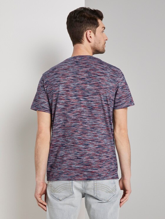 Gestreiftes T-Shirt - Männer - navy neon space dye Gestreiftes T-Shirt - Männer - navy neon space dye - 2 - TOM TAILOR