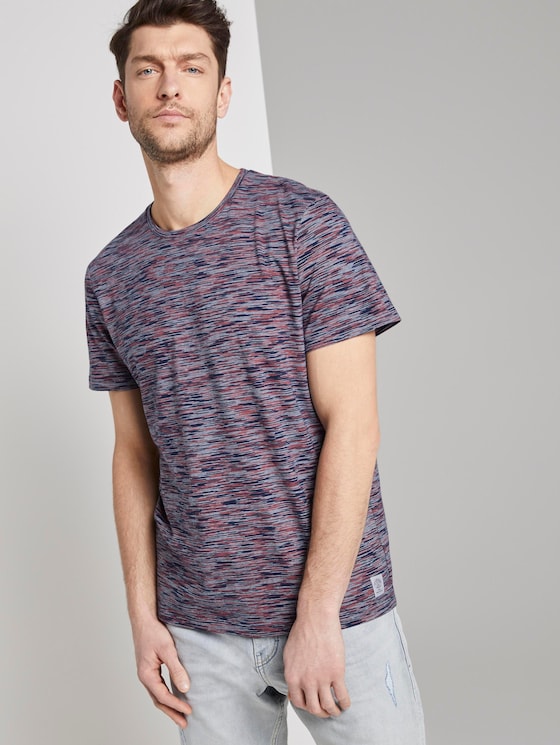 Gestreiftes T-Shirt - Männer - navy neon space dye Gestreiftes T-Shirt - Männer - navy neon space dye - 5 - TOM TAILOR