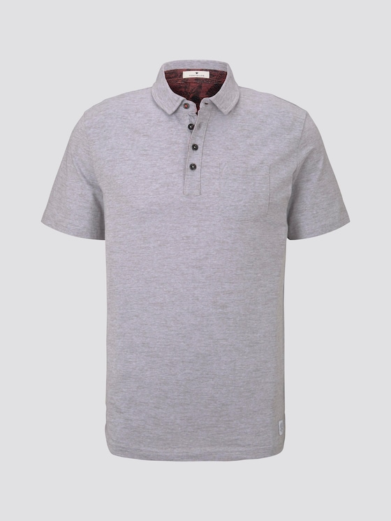 Gestreiftes Poloshirt - Männer - light grey stripe Gestreiftes Poloshirt - Männer - light grey stripe - 7 - TOM TAILOR