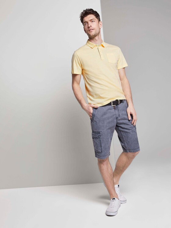 Gestreiftes Poloshirt - Männer - yellow fine stripe Gestreiftes Poloshirt - Männer - yellow fine stripe - 3 - TOM TAILOR