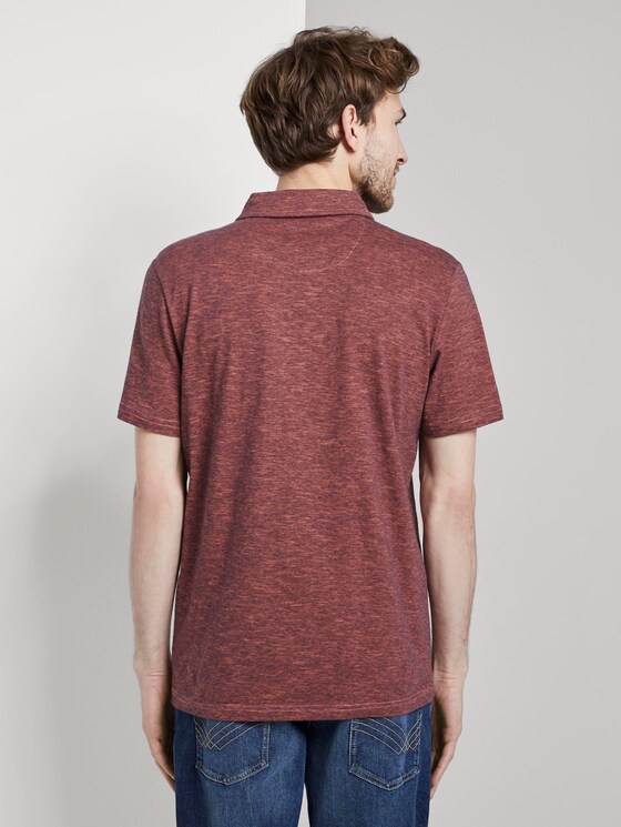 Gestreiftes Poloshirt - Männer - neon pink fine stripe Gestreiftes Poloshirt - Männer - neon pink fine stripe - 2 - TOM TAILOR