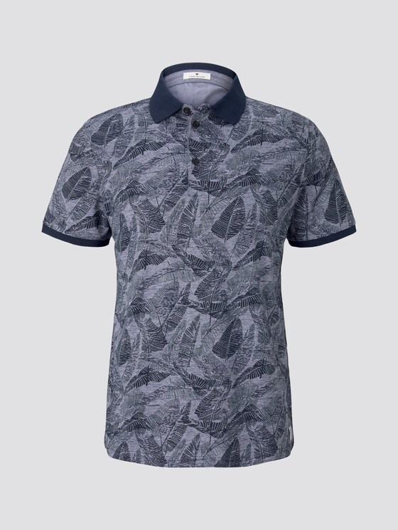 Gemustertes Poloshirt - Männer - Navy Yarn-Dye Stripe Gemustertes Poloshirt - Männer - Navy Yarn-Dye Stripe - 7 - TOM TAILOR