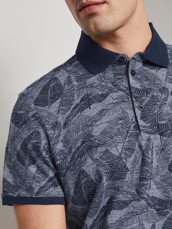 Gemustertes Poloshirt - Männer - Navy Yarn-Dye Stripe Gemustertes Poloshirt - Männer - Navy Yarn-Dye Stripe - 9 - TOM TAILOR