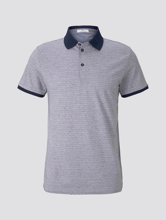 Gemustertes Poloshirt - Männer - light grey stripe Gemustertes Poloshirt - Männer - light grey stripe - 7 - TOM TAILOR