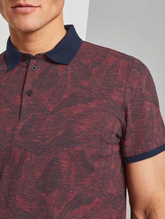 Gemustertes Poloshirt - Männer - neon pink fine stripe Gemustertes Poloshirt - Männer - neon pink fine stripe - 9 - TOM TAILOR