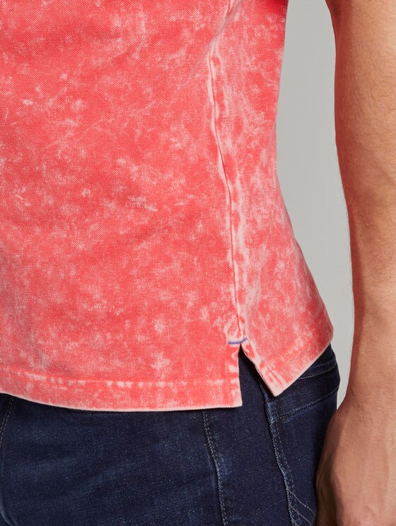 Poloshirt in Stone-Washed-Optik - Männer - neon peach Poloshirt in Stone-Washed-Optik - Männer - neon peach - 10 - TOM TAILOR