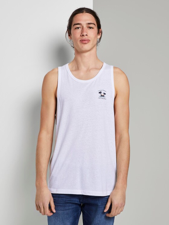 Strukturiertes Top - Männer - White Strukturiertes Top - Männer - White - 1 - TOM TAILOR Denim
