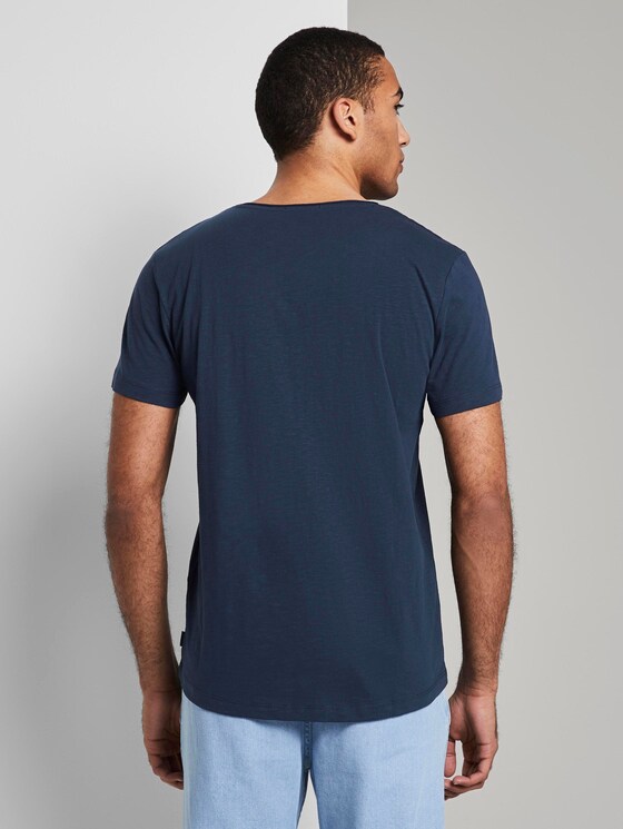 Schlichtes T-Shirt - Männer - Agate Stone Blue Schlichtes T-Shirt - Männer - Agate Stone Blue - 2 - TOM TAILOR Denim
