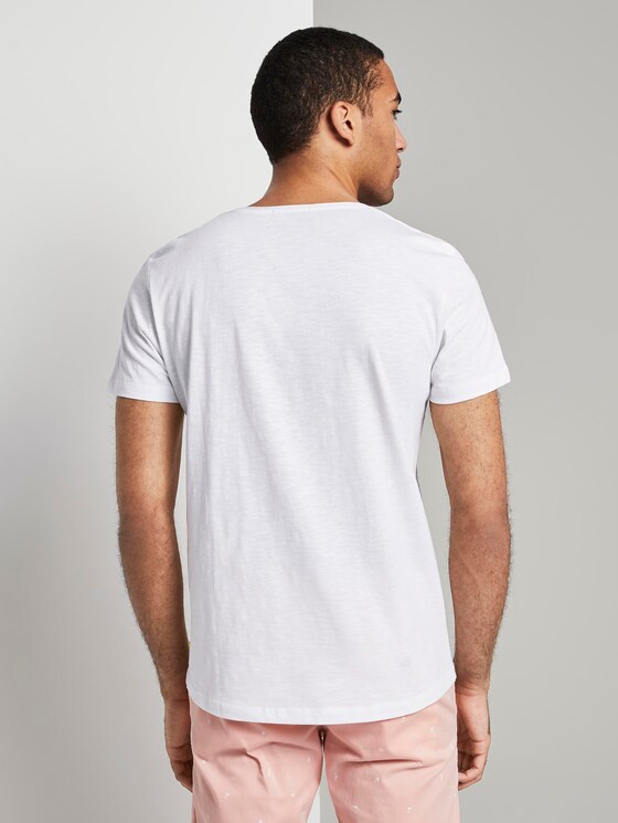 Schlichtes T-Shirt - Männer - White Schlichtes T-Shirt - Männer - White - 2 - TOM TAILOR Denim