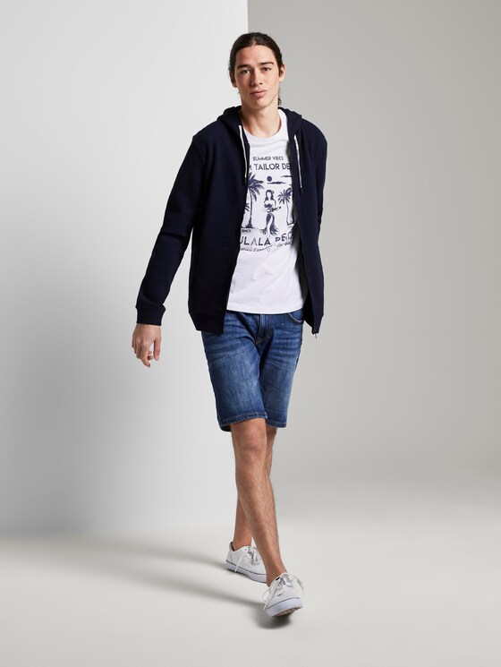 T-Shirt mit Print - Männer - White T-Shirt mit Print - Männer - White - 3 - TOM TAILOR Denim