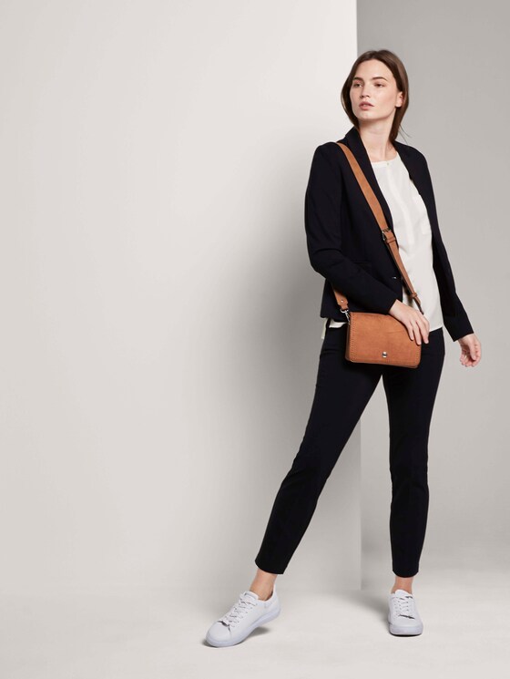 Kurzarm-Bluse mit Brusttaschen - Frauen - Whisper White Kurzarm-Bluse mit Brusttaschen - Frauen - Whisper White - 3 - Mine to five