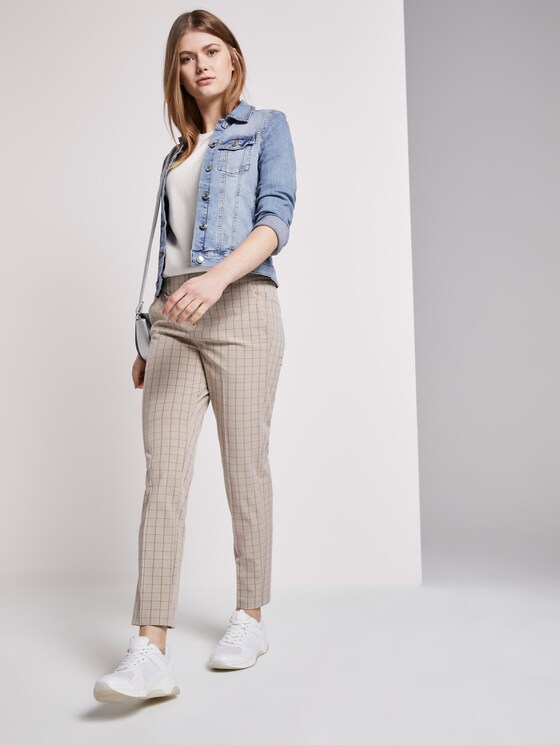 T-Shirt im Materialmix - Frauen - Off White T-Shirt im Materialmix - Frauen - Off White - 3 - TOM TAILOR Denim