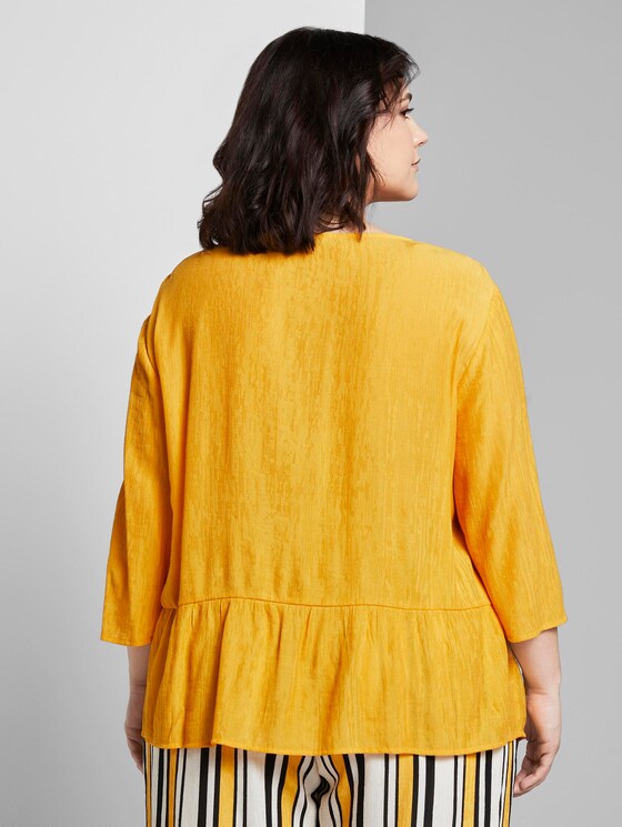 Sommerliche Tunika mit Quasten-Details - Frauen - deep golden yellow Sommerliche Tunika mit Quasten-Details - Frauen - deep golden yellow - 2 - My True Me