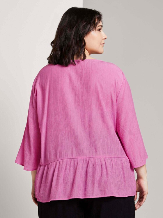 Sommerliche Tunika mit Quasten-Details - Frauen - dusty orchid Sommerliche Tunika mit Quasten-Details - Frauen - dusty orchid - 2 - My True Me