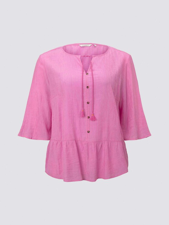 Sommerliche Tunika mit Quasten-Details - Frauen - dusty orchid Sommerliche Tunika mit Quasten-Details - Frauen - dusty orchid - 7 - My True Me