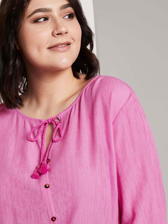 Sommerliche Tunika mit Quasten-Details - Frauen - dusty orchid Sommerliche Tunika mit Quasten-Details - Frauen - dusty orchid - 9 - My True Me