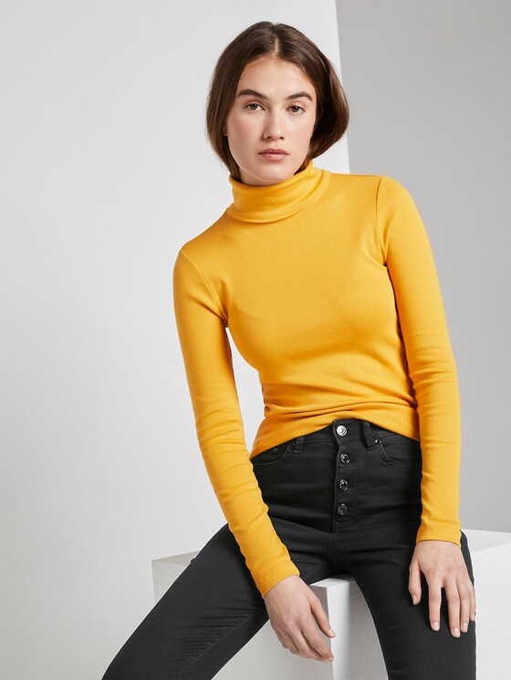 Langarmshirt mit Turtleneck - Frauen - Sunflower Langarmshirt mit Turtleneck - Frauen - Sunflower - 5 - TOM TAILOR Denim