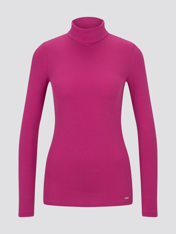 hemd met lange mouwen en nektrui - Vrouwen - Rose Violet hemd met lange mouwen en nektrui - Vrouwen - Rose Violet - 7 - TOM TAILOR Denim
