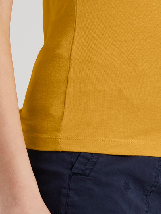 Basic Top mit Spaghettiträgern - Frauen - deep golden yellow Basic Top mit Spaghettiträgern - Frauen - deep golden yellow - 10 - TOM TAILOR