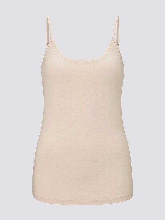 Basic Top mit Spaghettiträgern - Frauen - soft vanilla Basic Top mit Spaghettiträgern - Frauen - soft vanilla - 7 - TOM TAILOR