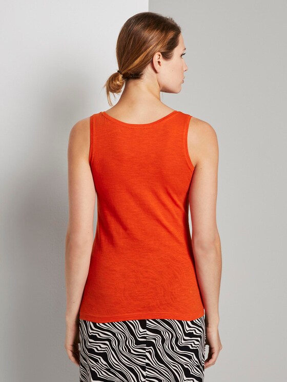 Jersey Top - Frauen - strong flame orange Jersey Top - Frauen - strong flame orange - 2 - TOM TAILOR