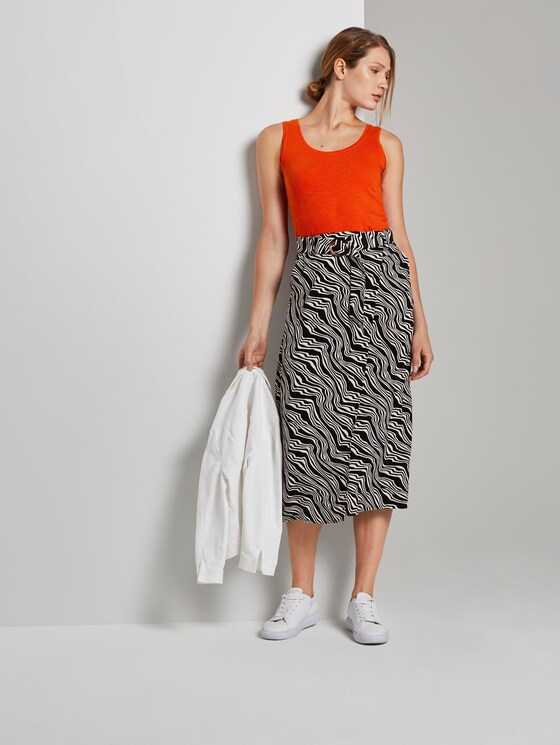 Jersey Top - Frauen - strong flame orange Jersey Top - Frauen - strong flame orange - 3 - TOM TAILOR