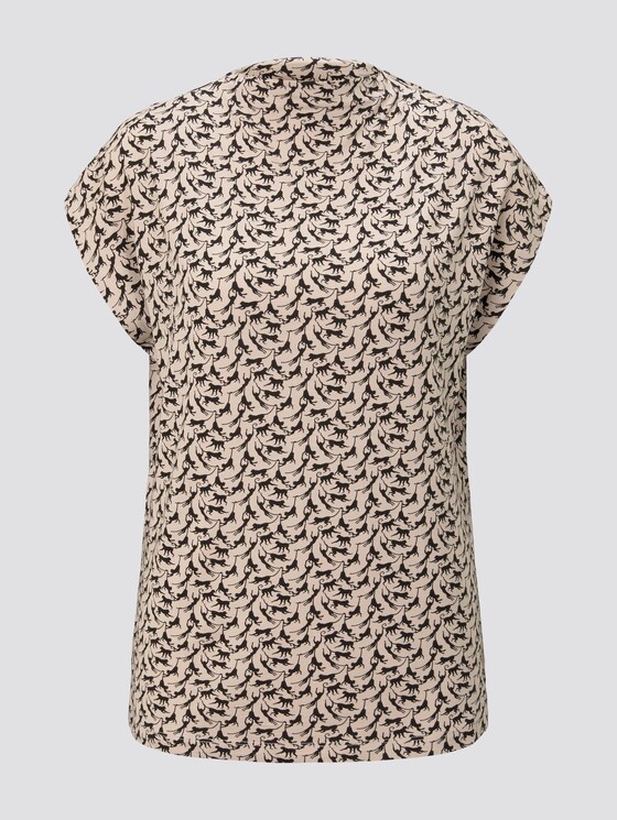 T-Shirt mit Stehkragen - Frauen - vanilla monkey small design T-Shirt mit Stehkragen - Frauen - vanilla monkey small design - 7 - TOM TAILOR