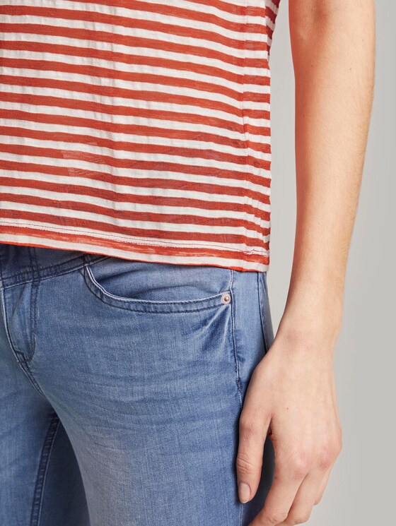 Gestreiftes T-Shirt - Frauen - orange offwhite stripes Gestreiftes T-Shirt - Frauen - orange offwhite stripes - 10 - TOM TAILOR