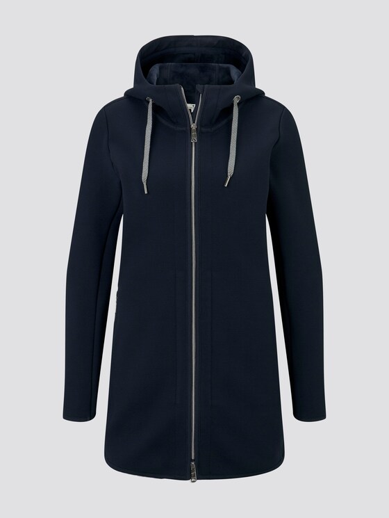 Sweatjacke mit Kapuze - Frauen - Sky Captain Blue Sweatjacke mit Kapuze - Frauen - Sky Captain Blue - 7 - TOM TAILOR