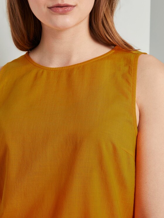 Top mit Knoten-Detail - Frauen - orange yellow Top mit Knoten-Detail - Frauen - orange yellow - 9 - TOM TAILOR Denim