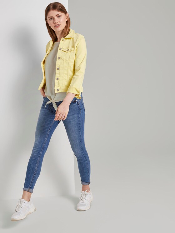 Top met knoopdetail - Vrouwen - soft creme beige Top met knoopdetail - Vrouwen - soft creme beige - 3 - TOM TAILOR Denim