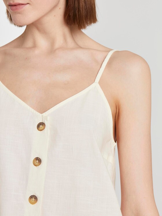Top mit V-Ausschnitt - Frauen - soft creme beige Top mit V-Ausschnitt - Frauen - soft creme beige - 9 - TOM TAILOR Denim