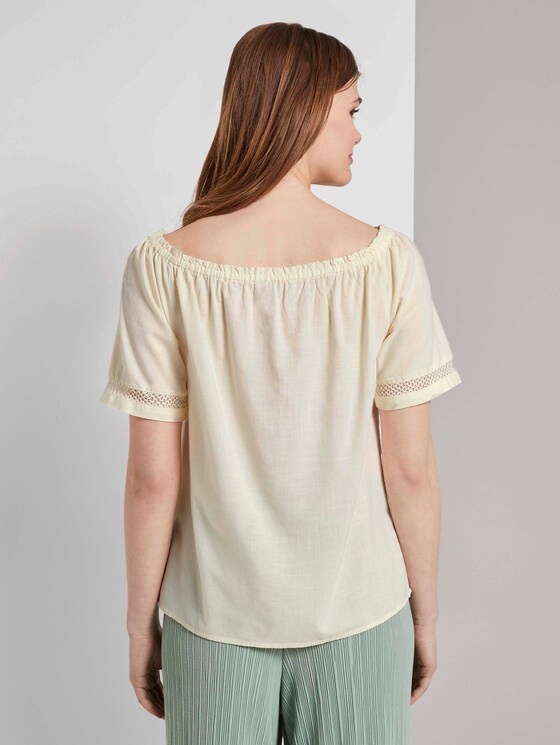 Carmenbluse - Frauen - soft creme beige Carmenbluse - Frauen - soft creme beige - 2 - TOM TAILOR Denim