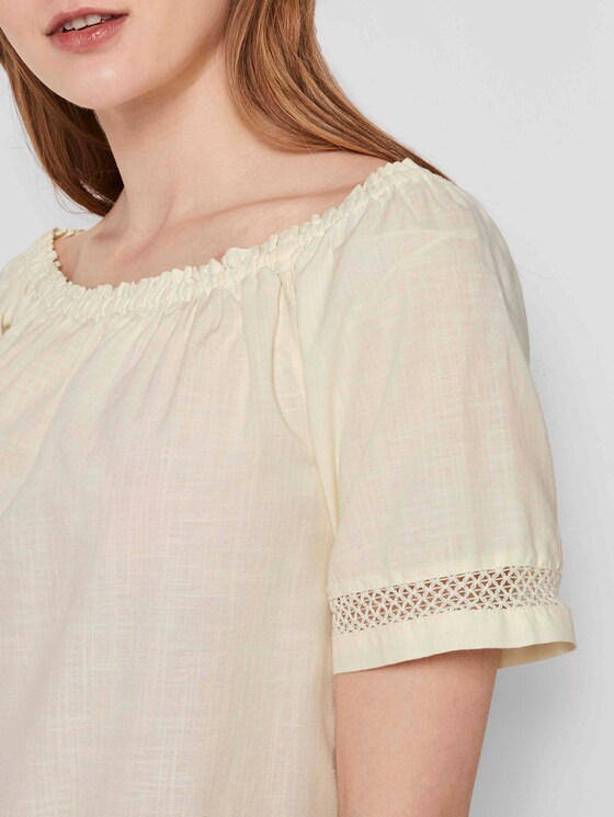 Carmenbluse - Frauen - soft creme beige Carmenbluse - Frauen - soft creme beige - 9 - TOM TAILOR Denim