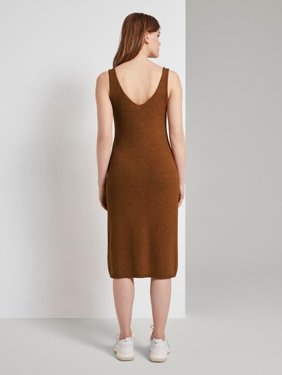 Dress with knotted details - Women - mango brown Dress with knotted details - Women - mango brown - 2 - TOM TAILOR Denim