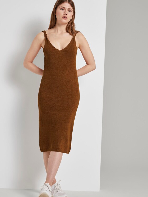 Dress with knotted details - Women - mango brown Dress with knotted details - Women - mango brown - 5 - TOM TAILOR Denim