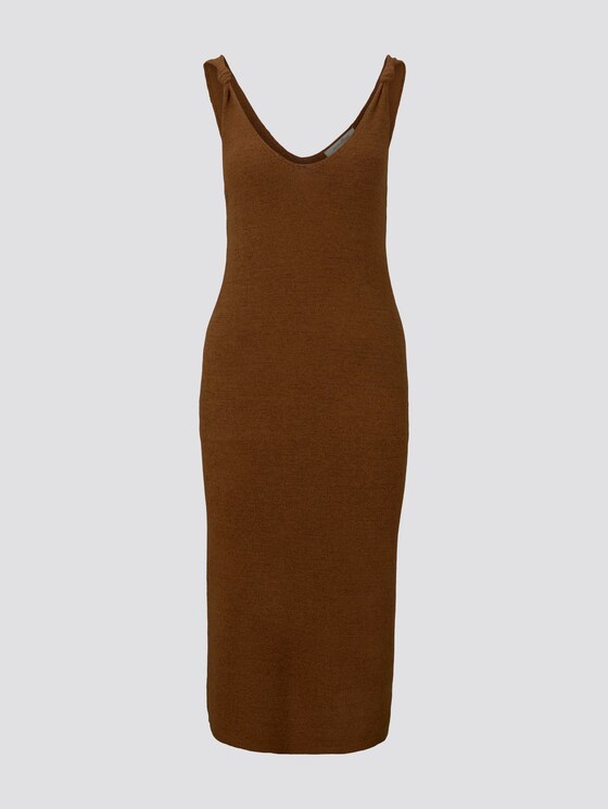 Dress with knotted details - Women - mango brown Dress with knotted details - Women - mango brown - 7 - TOM TAILOR Denim
