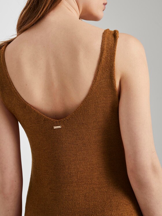 Dress with knotted details - Women - mango brown Dress with knotted details - Women - mango brown - 9 - TOM TAILOR Denim