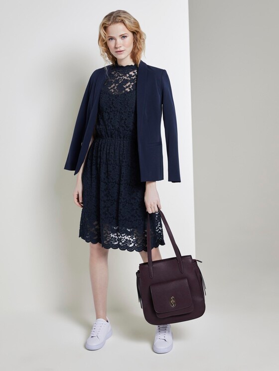 Spitzenkleid mit Stehkragen - Frauen - Sky Captain Blue Spitzenkleid mit Stehkragen - Frauen - Sky Captain Blue - 3 - TOM TAILOR