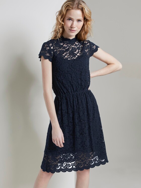 Spitzenkleid mit Stehkragen - Frauen - Sky Captain Blue Spitzenkleid mit Stehkragen - Frauen - Sky Captain Blue - 5 - TOM TAILOR
