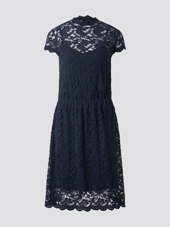 Spitzenkleid mit Stehkragen - Frauen - Sky Captain Blue Spitzenkleid mit Stehkragen - Frauen - Sky Captain Blue - 7 - TOM TAILOR
