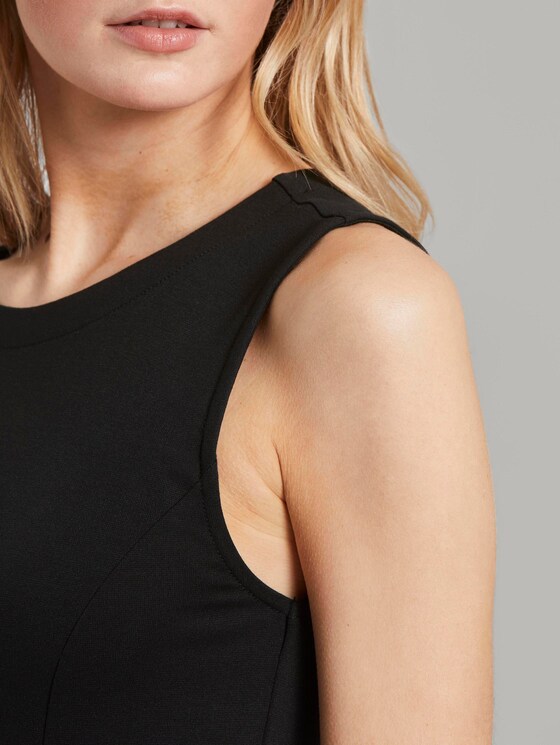 Jurk uit jersey met Weense naden - Vrouwen - Deep Black Jurk uit jersey met Weense naden - Vrouwen - Deep Black - 9 - TOM TAILOR