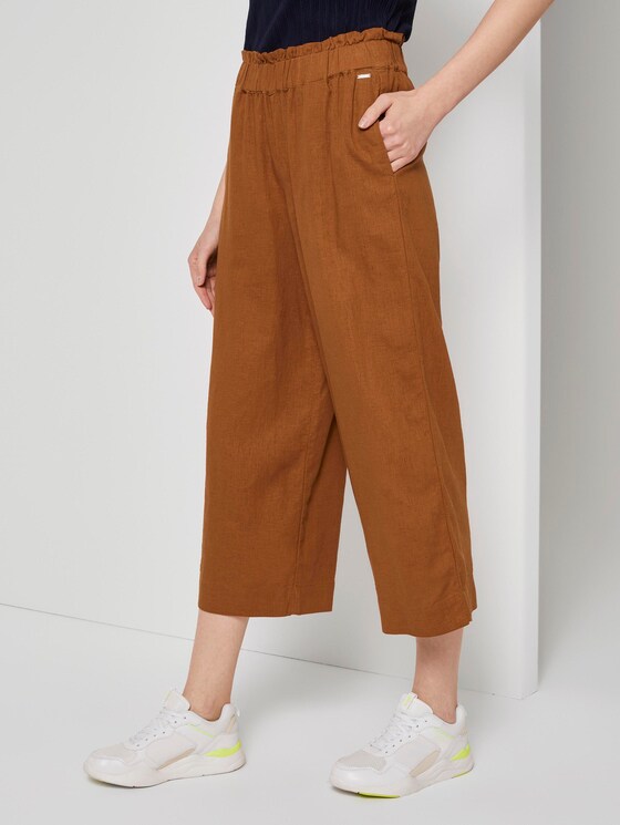 Culotte mit elastischem Bund - Frauen - mango brown Culotte mit elastischem Bund - Frauen - mango brown - 11 - TOM TAILOR Denim